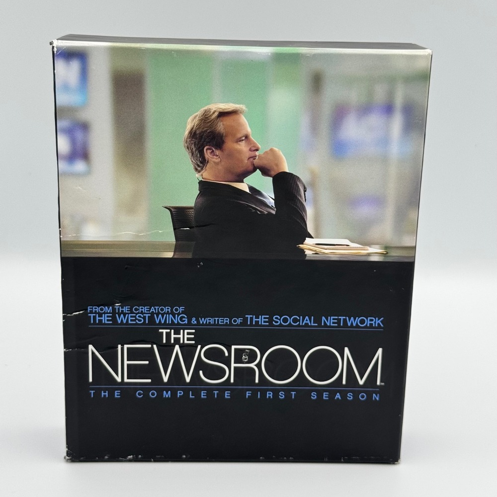 HBO The Newsroom Complete First Season Blu-ray DVD 6-Disc Set Tested